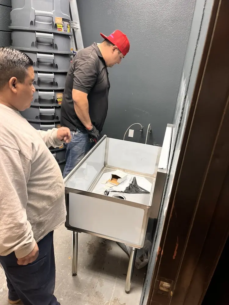 Commercial plumbing and sink installation in Washington Heights